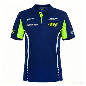 เสื้อโปโลแข่งรถคุณภาพสูงแบบขายส่ง พิมพ์โลโก้สปอนเซอร์แบบซับลิเมชั่นเต็มตัว ระบายอากาศได้ดี สำหรับทีมแข่งรถและสวมใส่ลำลอง - Product Image 3
