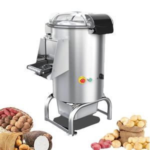 Machine à éplucher électrique professionnelle en acier inoxydable pour taro, patates douces, carottes et fruits - Product Image 1