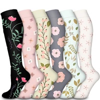 Nouvelles chaussettes de compression sportives haute pression pour femmes, en nylon anti-frottement, pour la course et le soin des pieds (ODM)