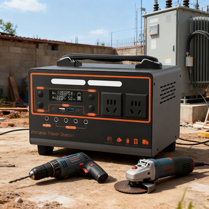 Pure Sine Wave MPPT 1200W 1.2KW Portable Solar Power Station Home Backup Lithium Ion Type C <b>USB</b> <b>LED</b> <b>Light</b> Emergency Power Bank - Product Image 6