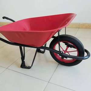 Carretilla de ruedas Construcción resistente Mercado africano Diseño personalizado Rueda sólida - Product Image 3