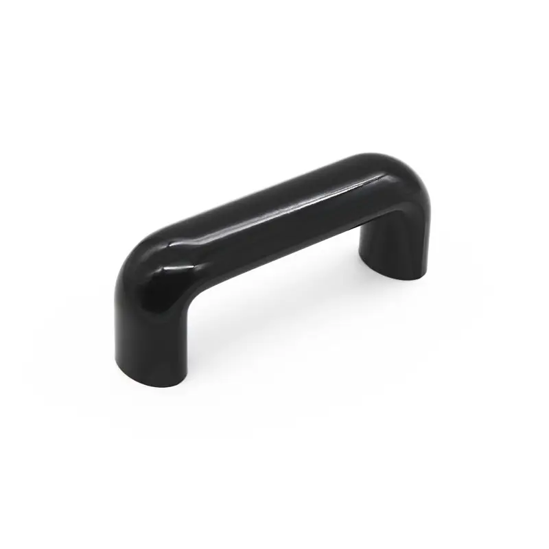 High quality Plastic reinforced nylon black M8 pitch117 decorative cover bridge door fixed U handle