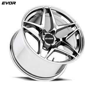 EVOR Geschmiedete Felgen Kansei <span class=keywords><strong>Astro</strong></span> Triple Chrom Tandem 18-19 Zoll 112mm Lochkreis Aluminiumlegierung Neu Gebürstetes Finish Multi 35mm ET 5 Jahre Garantie - Product Image 6