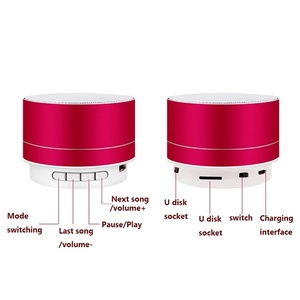 <span class=keywords><strong>2025</strong></span> dropshipping New A10 LED Mini mạch loa kim loại Bass xách tay không dây BT loa với FM Đài phát thanh TF USB - Product Image 6