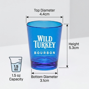 Vaso de Chupito de Plástico para Sublimación de 1.5 oz para Bares, Clubes y Eventos Promocionales - Apilable - Product Image 3