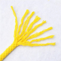 Cordon en coton tressé rond de qualité supérieure, style bohème, pour emballage cadeau, artisanat DIY, ornement fait main, accessoire.