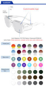 Gafas de Sol MR8 OEM/ODM 2026, Nuevas y Populares, 73-85mm, Lentes de Policarbonato Tintadas 4/6C, Degradado Sólido, Revestimiento HMC HC, Rojo, Visión Única - Product Image 6