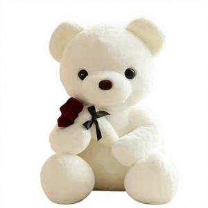 Unisex Gift Rose Teddy Bear Super Soft Plush PP Cotton Filled Multi-Size <b>Stuffed</b> <b>Animal</b> Christmas Decoration - Product Image 1