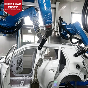 Stazione Robotica di Verniciatura Automatica a 6 Assi ad Alta Precisione, Robot <span class=keywords><strong>Pittore</strong></span> Flessibile Multi-braccio per Linee di Verniciatura Carrozzeria - Product Image 6