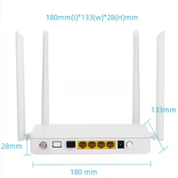 Terminal óptico ONU FTTH XPON con WiFi, puerto de voz y equipo de fibra óptica USB Xpon Gpon Epon Onu