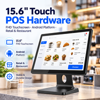 Terminal de point de vente Android avec écran tactile capacitif de 15,6 pouces pour comptoir de caisse de vente au détail