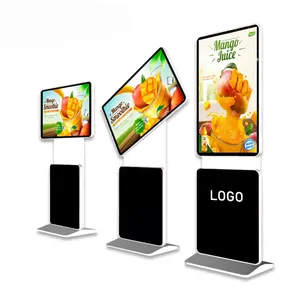 Samidisplay 55 pollici Indoor Freestanding Wifi 4G Lcd pubblicità Media Player ruotato Digital Signage