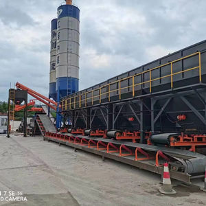 Centrale à béton mobile certifiée CE ISO 500t/h tout-en-un, machine de malaxage de béton stable avec moteur PLC - Product Image 1