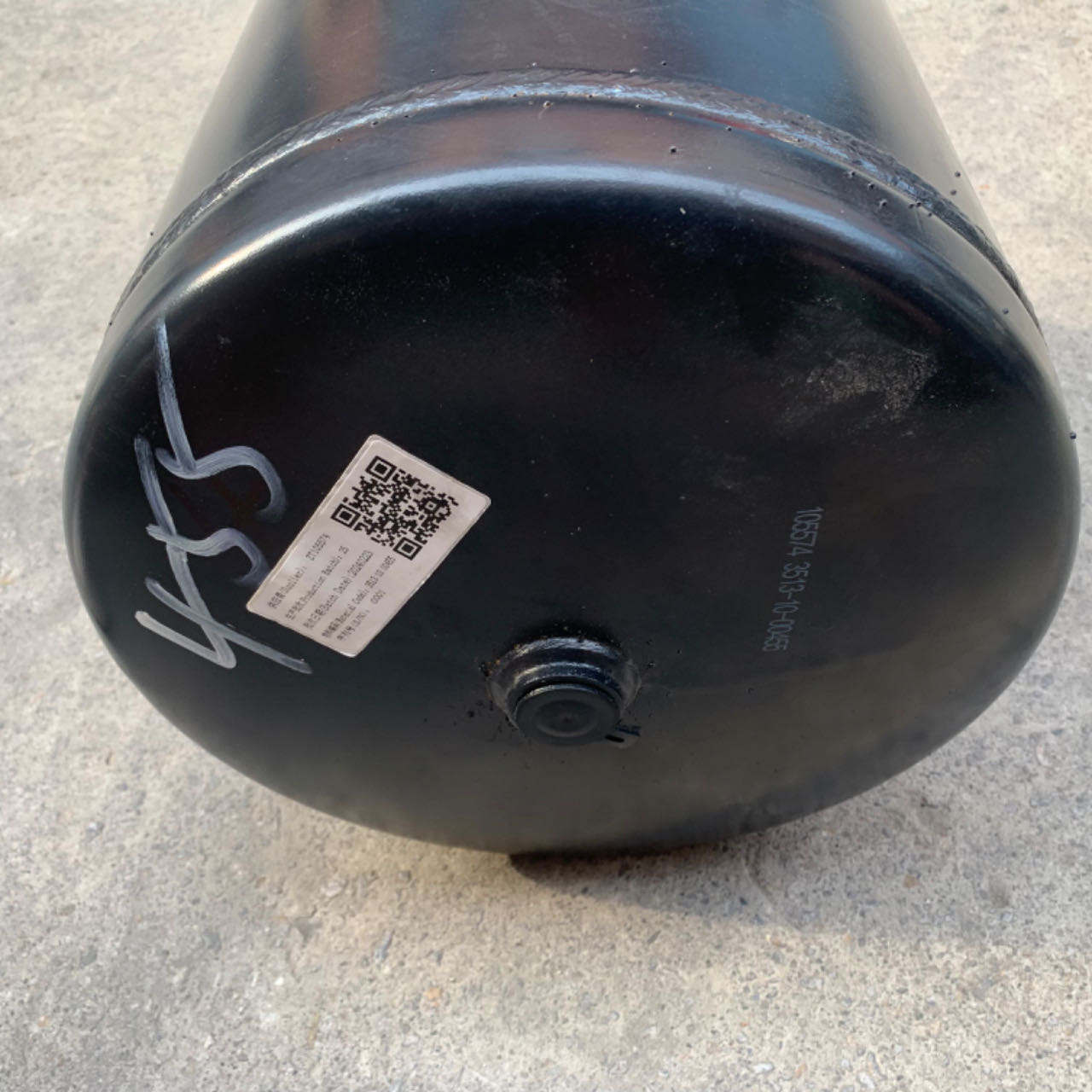 3513-10-00455 Zhongtong Bus Air Cylinder - Gas Storage Tank, image size:1280x1280