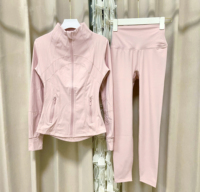 Veste pour femme, veste taille haute, vêtements de sport, survêtement pour femme, legging de yoga, haut de yoga, ensemble de yoga à l'aloe vera, vêtements de fitness et de yoga