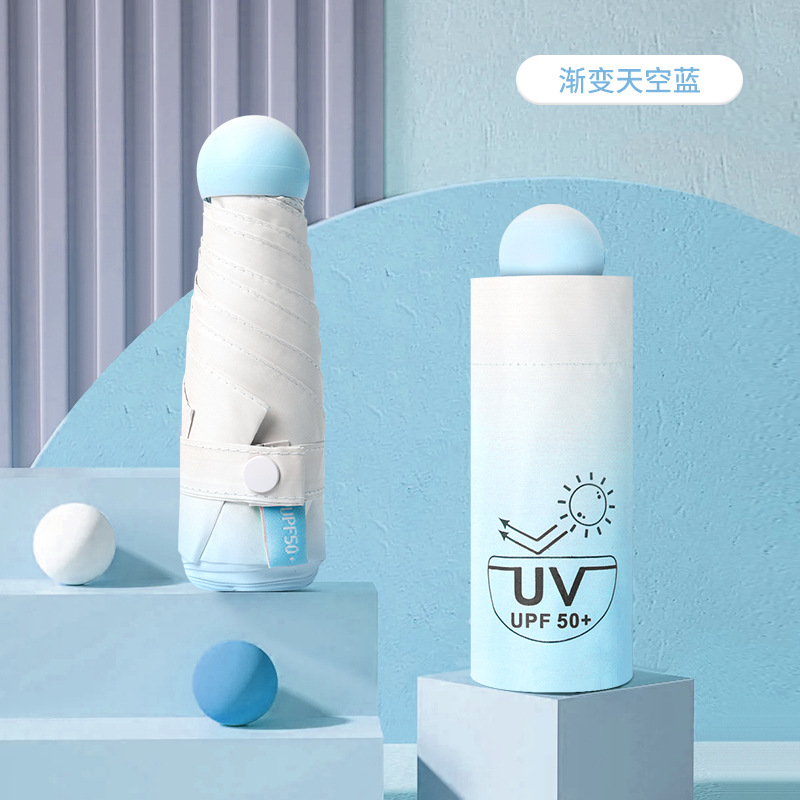6-Bone Gradient Blue [Mini Black Vinyl Sunscreen]