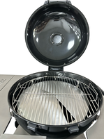 Barbecue portable au charbon de bois en liquidation avec contrôle intelligent de la température, sécurité anti-flamme, revêtement poudré, chariot, table, pour jardin, patio, cour arrière