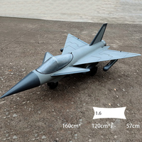 Modèle d'avion de chasse furtif J-10, décoration d'avion classique de grande taille, ornement d'avion en fer forgé à la main, vente directe d'usine