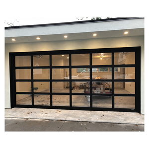 Portes <span class=keywords><strong>de</strong></span> <span class=keywords><strong>garage</strong></span> personnalisées en noir brillant pour les maisons, <span class=keywords><strong>porte</strong></span> <span class=keywords><strong>de</strong></span> <span class=keywords><strong>garage</strong></span> en verre, <span class=keywords><strong>porte</strong></span> <span class=keywords><strong>de</strong></span> <span class=keywords><strong>garage</strong></span> en verre isolée sans cadre - Product Image 2