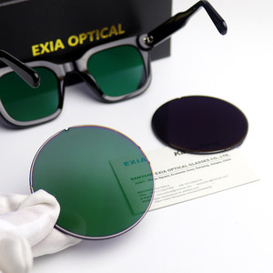 EXIA镜片E12太阳镜灰色镜片UV400 75毫米曲线<span class=keywords><strong>2</strong></span> HMC <span class=keywords><strong>AR</strong></span>绿色 - Product Image 5