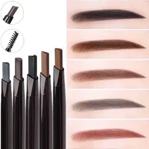 3d Eyebrow Low moq private label eye Pencil Dark Brown Colored waterproof long lasting Eyebrow Pencil