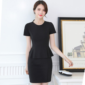 <span class=keywords><strong>Ropa</strong></span> de trabajo profesional personalizada, vestido de dos piezas para mujer, esteticista, tienda de joyería, uniforme para mujer - Product Image 5
