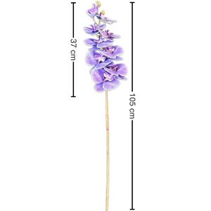 Fleurs artificielles de Phalaenopsis de haute qualité, 105 cm, toucher réel, plusieurs couleurs, orchidée papillon pour la décoration de la maison et des mariages - Product Image 4