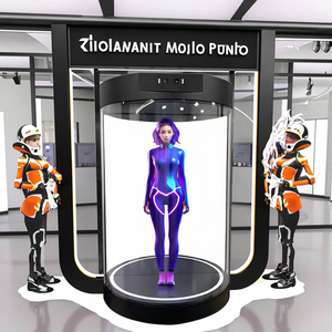 3D holotube ai tương tác hiển thị ba chiều tủ 3D hình ba chiều xi lanh cho triển lãm thương mại thiết bị hobox - Product Image 5