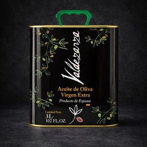 Huile d'olive extra vierge biologique Valdezarza Premium 100% 3L en boîte métallique pressée à froid d'origine espagnole non raffinée huile de cuisson gourmet - Product Image 2