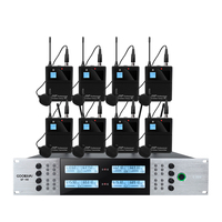 UF-H8 Micro UHF Sans Fil Professionnel – Système de Microphone Sans Fil 8 Canaux à Main/Lavalier/Serre-tête pour Conférences