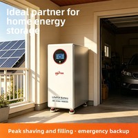 Baterai Penyimpanan Energi Surya PV OEM 48V LiFePO4 410Ah/628Ah 20kWh 10-20kW Layar Sentuh Komunikasi CAN Proteksi IP54 Rumah