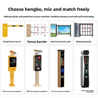 Máquina Integrada de Control de Acceso con Reconocimiento de Matrículas para Protección Ambiental, Pantalla LED, Alimentación CC y Sirena Integrada