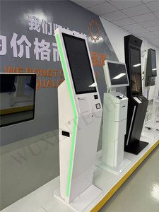 Kiosco de Centro Comercial con Pantalla Táctil de Autoservicio de 21.5 y 27 Pulgadas, con Soporte de Pie y Pago por Código QR <span class=keywords><strong>para</strong></span> Tiendas de Comida Rápida - Product Image 3