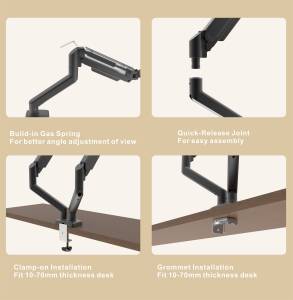 Chất lượng cao 15-32 inch máy tính xách tay cánh tay đứng PC màn hình cánh tay cho văn phòng nhà - Product Image 5