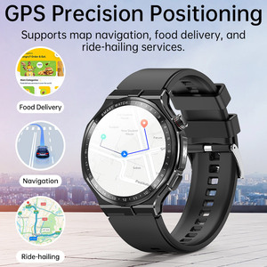 สมาร์ทวอทช์ 4G สำหรับผู้หญิง รุ่น AD300 จัดการสุขภาพ ตรวจวัดคลื่นไฟฟ้าหัวใจ (ECG) ตรวจจับการนอนหลับอย่างแม่นยำ พร้อม GPS รองรับโซเชียลมีเดีย TikTok NFC SOS สำหรับผู้ชาย - Product Image 4