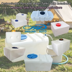 Réservoir de stockage <span class=keywords><strong>d</strong></span>'eau de pluie à entrées et sorties carrées, sur mesure, en rotomoulage LLDPE durable, garantie 2 ans, usine OEM ODM JSM - Product Image 4