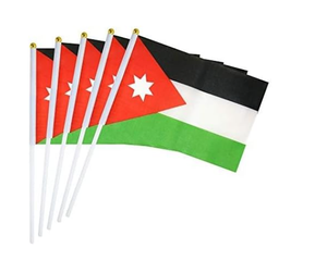 Promotion 2026 Ensemble de drapeaux <span class=keywords><strong>Jordan</strong></span> en polyester pour événement sportif de football, pour les fans et la décoration - Product Image 6