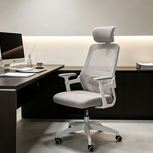 Silla de Oficina Ergonómica Moderna con Reposacabezas Ajustable, Giratoria y con Altura Regulable, y Tela de Malla Multifuncional para Profesores - Product Image 5