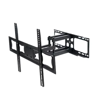 Past Op De Meeste Displays Muur Beugel Universeel Plafond Verstelbaar Gekantelde Dual Tv Monitor Bureau Mount Arm Stand Telescopische Tv Rack