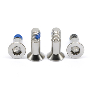304 Stainless Steel Hex <strong>Socket</strong> Flat Countersunk Head Partial <strong>Threaded</strong> Screws with Nylon Patch M2 M2.5 M3 M4 M5 M6 M8 M10 - Product Image 3