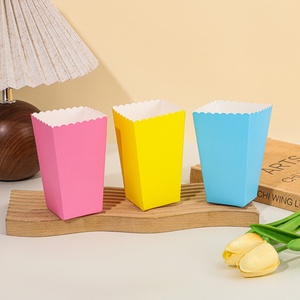 Pochettes jetables en papier kraft couleur unie, best-seller, avec poignée pour nuggets de poulet, pour emballage alimentaire, forme personnalisable - Product Image 2