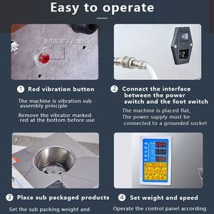 เครื่องบรรจุแบบตั้งโต๊ะสำหรับบรรจุผงนม แป้ง เครื่องเทศ โปรตีน กาแฟ ลงในขวด ถุง กระป๋อง หรือซอง - Product Image 6