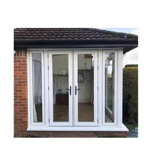 Panel de <span class=keywords><strong>puerta</strong></span> abatible WPC UPVC, apertura Manual, diseño de pliegue deslizante Interior, Hardware de bloqueo <span class=keywords><strong>multipunto</strong></span> para exteriores de apartamentos - Product Image 2