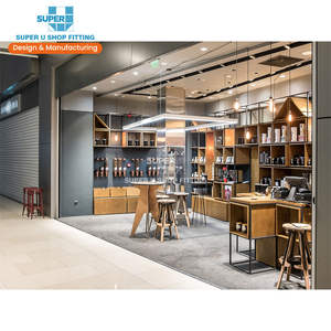 Nuove idee per la decorazione della caffetteria caffetteria al dettaglio Interior Design Custom Coffee <span class=keywords><strong>Shop</strong></span> Interior Design fornitore - Product Image 5