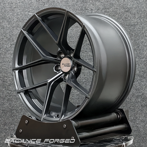 Rines Personalizados Negros Forjados de 17 18 19 20 21 22 Pulgadas PCD 5X114.3 5X120 para <span class=keywords><strong>Audi</strong></span> <span class=keywords><strong>A4</strong></span> B6 <span class=keywords><strong>B7</strong></span> B8 B9 S4 A6 C6 BENZ BMW - Product Image 3