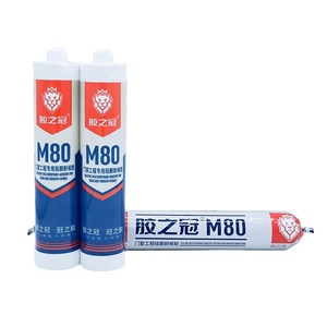 Scellant adhésif imperméable pour la construction, 300 ml, pour béton, métal, panneau mural, PVC, <span class=keywords><strong>colle</strong></span> à <span class=keywords><strong>bois</strong></span>, noir et blanc - Product Image 2