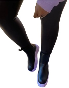Nouvelles femmes Chelsea en cuir <span class=keywords><strong>de</strong></span> haute qualité style britannique chaussures <span class=keywords><strong>de</strong></span> mode dames chaussures en cuir Chelsea bottes <span class=keywords><strong>botte</strong></span> <span class=keywords><strong>de</strong></span> <span class=keywords><strong>pluie</strong></span> - Product Image 3