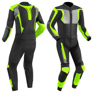 Combinaison de course en cuir pour moto sur mesure, vente en gros de vêtements de course moto et automobile, combinaison de moto en cuir véritable - Product Image 6