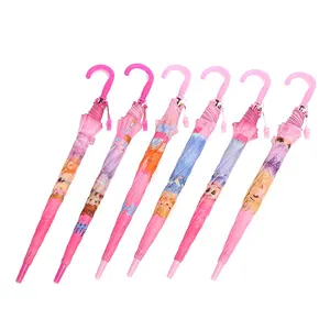 공장 도매 폴리 에스테르 종이 여러 디자인 호루라기 아이 귀여운 우산 도매 소녀
