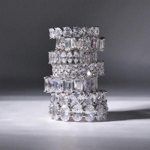 Vendita calda 5A 8A stroncato ghiaccio fuori ritagliato Zirconia <span class=keywords><strong>matrimonio</strong></span> <span class=keywords><strong>promessa</strong></span> sposa donne S925 argento anelli gioielli <span class=keywords><strong>di</strong></span> moda - Product Image 3